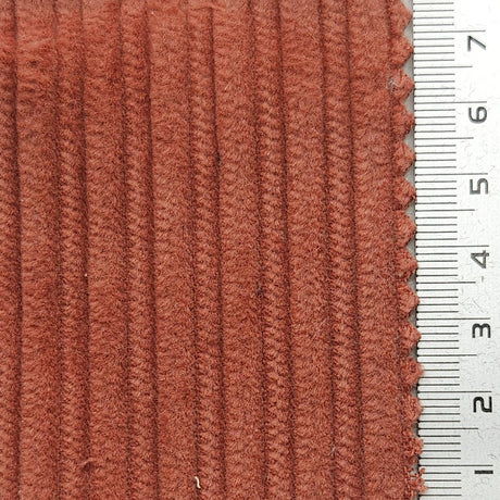 6Wale Solid Corduroy Cotton Woven Fabric - FAB1656 - 1.Sandrift-2.Tia Maria-3.Au Chico-4.Wine Berry-5.Milano Red-6.Alabaster-7.Pearl Lusta-8.Wafer-9.Sisal-10.Cashmere 
