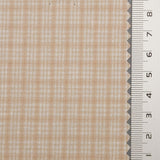 Check Cotton Woven Fabric | FAB1549 | 1.Soft Peach, 2.Spring Wood, 3.Onahau, 4.Green, 5.Yellow, 6.Orange, 7.Snuff, 8.Periwinkle, 9.Pale Cornflower Blue, 10.Black by Fabricis.com #