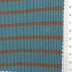 Stripe Rib YarnDyed Rayon Spandex Knit Fabric - FAB1778 - 1.Orange-2.Teal-3.Pink 