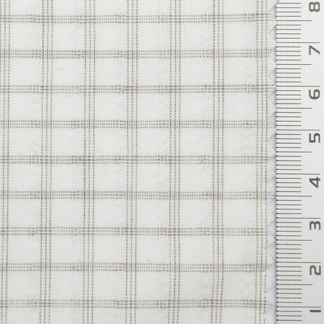 Distinct Check YarnDyed Cotton Polyester Woven Fabric - FAB1797 - 1.Black Plaid-2.Light Beige Plaid-3.Light Blue Plaid-4.Taupe Plaid-5.Medium Gray Plaid-6.Light Gray Plaid-7.Beige Plaid-8.Light Gray-Green Plaid-9.Very Light Beige-10.Light Blue Plaid 