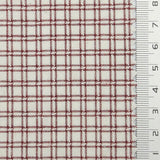 Monochrome Check YarnDyed Cotton Woven Fabric - FAB1800 - 1.Light Beige Plaid-2.Red-Brown Plaid-3.Light Blue Plaid-4.Charcoal Plaid-5.Black Plaid 