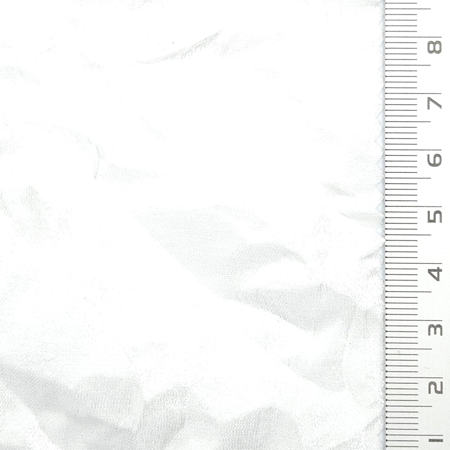 Solid Crinkled Satin Polyester Rayon Woven Fabric - FAB 1793 - 2.White