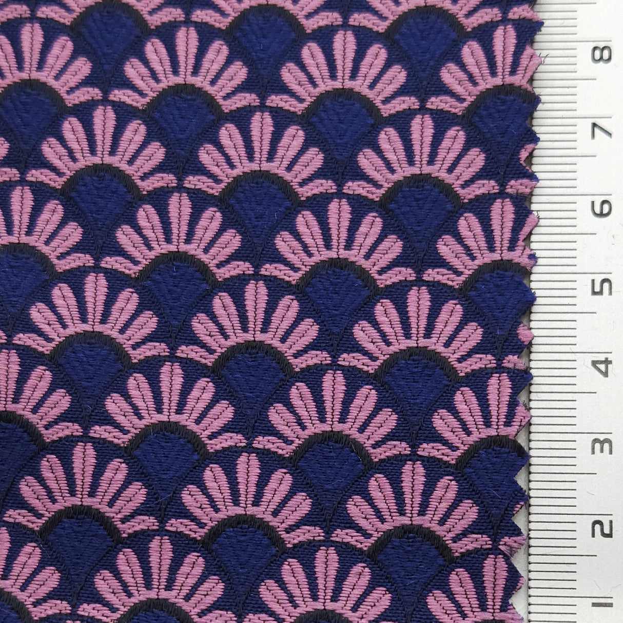 Floral Jacquard YarnDyed Polyester Woven Fabric - FAB1625