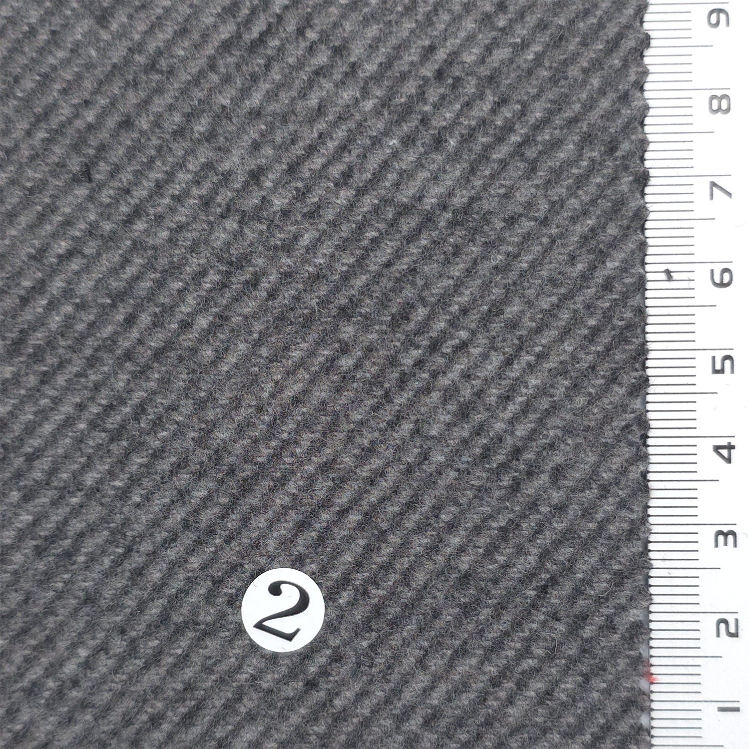 Charcoal Gray - Herringbone Twill Poly Rayon Wool Span Woven Fabric - FAB1872