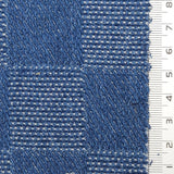 Vintage Check Denim YarnDyed Cotton Woven Fabric - FAB1775 - 1.Navy blue-2.Denim blue-3.Light blue-4.Sage green 