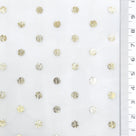 Foil Dot Polyester Knit Fabric - FAB1951 - Beige