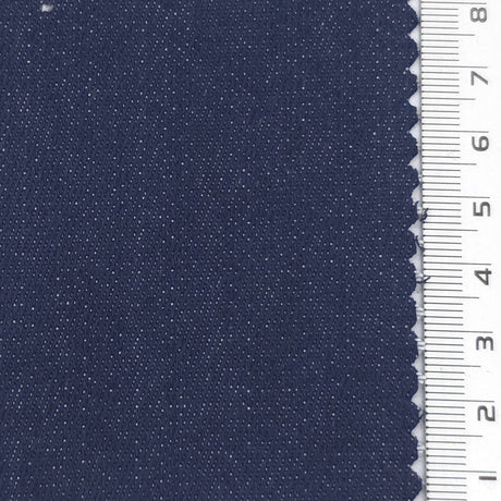 Navy Blue - 17 Count Slub Twill Cotton Poly Woven Fabric - FAB1885
