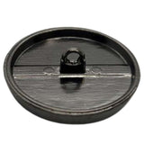 Textured Black Nickel Button, Checker Plate Design, 15~25mm, Cast Metal, Apparel & Craft - FBTN275 - Nickel / 15mm-Nickel / 18mm-Nickel / 21mm-Nickel / 23mm-Nickel / 25mm 