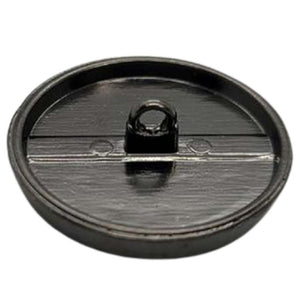 Black Nickel Diamond Plate Buttons, 15-25mm