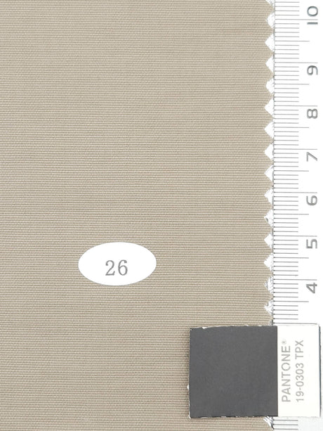 Solid Recycled Nylon Cotton Woven Fabric - FAB1709 - 1.Grey Cloud-2.Coral Reef-3.Dawn Pink-4.Old Lace-5.Vanilla-6.Almond Frost-7.Tealish Blue-8.Charcoal-9.Black 