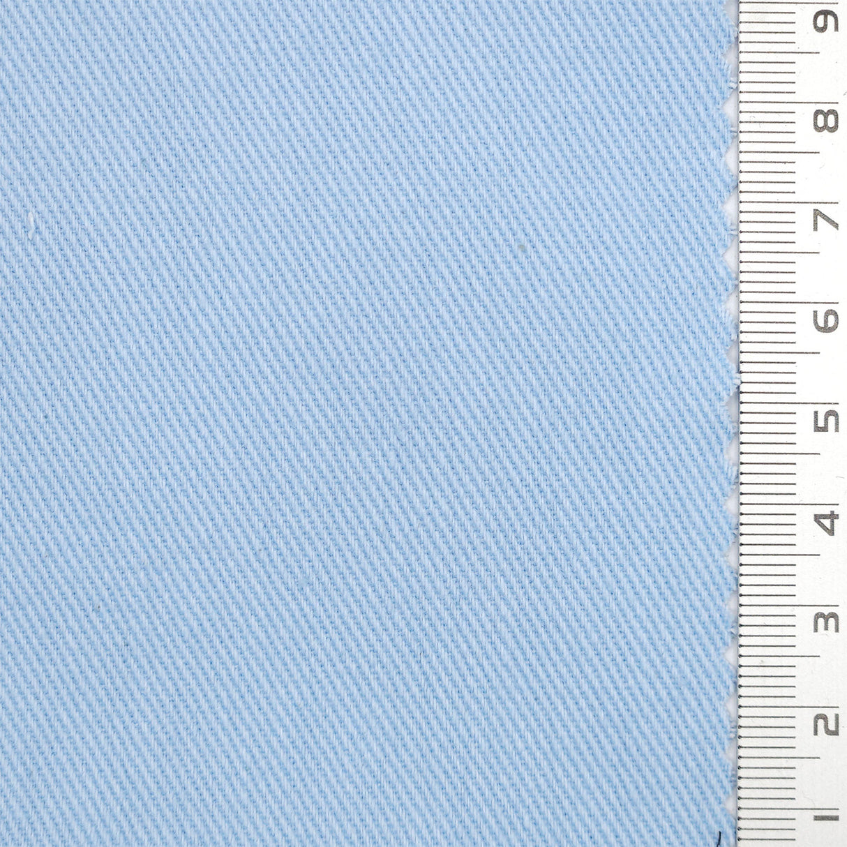 10s Solid Twill Cotton Woven Fabric - FAB1757 - Light Blue