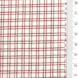 Windowpane Check YarnDyed Cotton Woven Fabric - FAB1760 - 1.Beige-2.Pink-3.Light Blue-4.Black-5.Charocal 