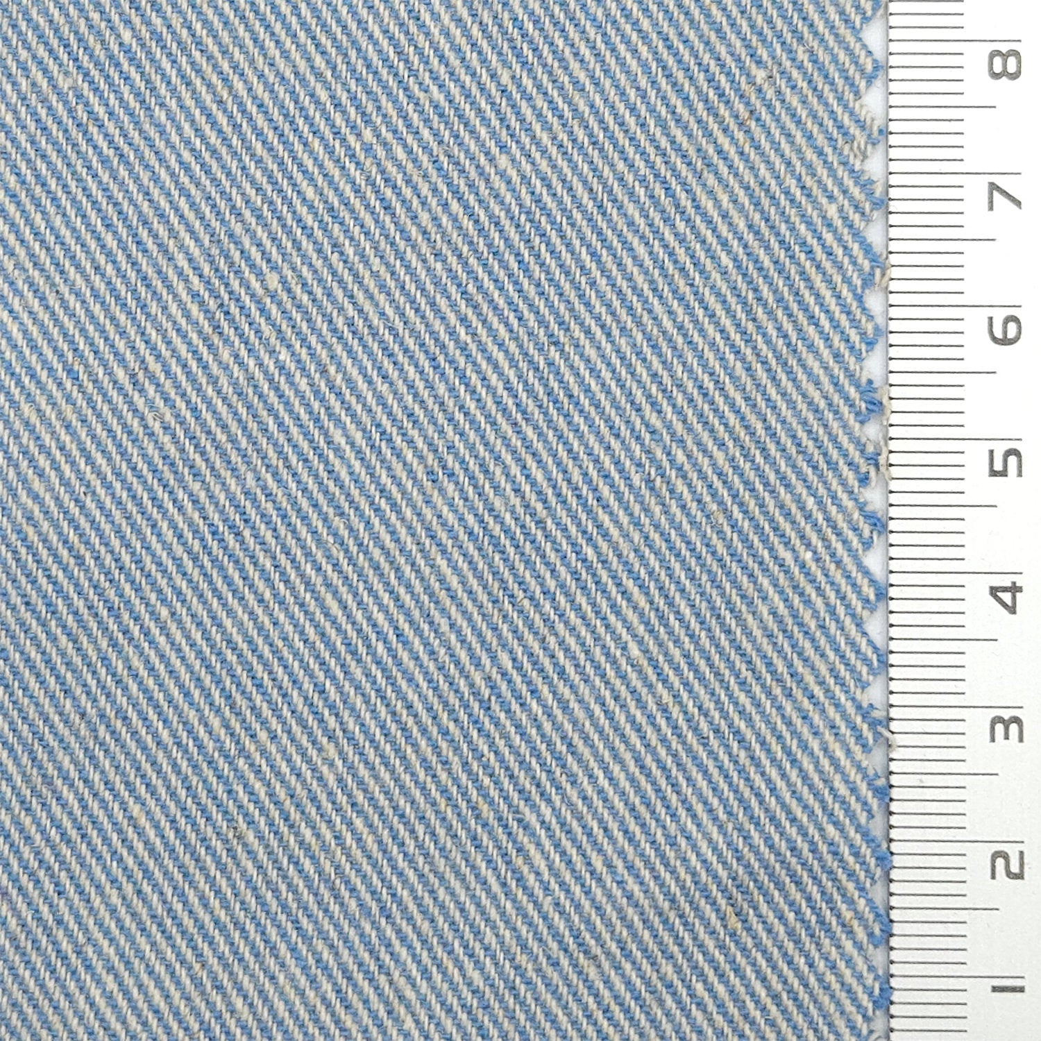 1.Light beige-2.Light blue-3.Steel blue-4.Medium gray-5.Black - 11 Count Solid Twill Cotton Linen Woven Fabric - FAB 1784