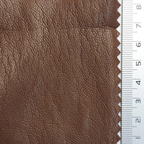 Solid Leather Polyurethane Woven Fabric - FAB1602 - 1.Brown-2.Brown-3.Beige-4.Ivory-5.White-6.Beige-7.Brown-8.Black 