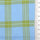 Chartreuse Green Check Textured Cotton Span Woven Fabric - FAB1830