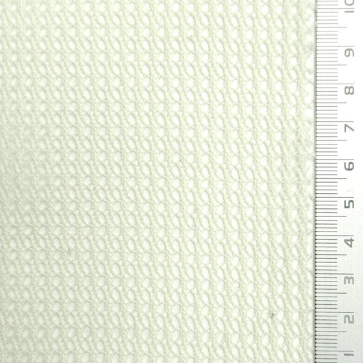 Solid Lace Mesh Polyester Knit Fabric | FAB1573 | 1.White, 2.Apple Green, 3.Frost, 4.Whisper, 5.Midnight Express, 6.Black by Fabricis.com #