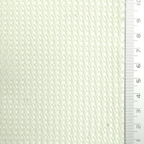 Solid Lace Mesh Polyester Knit Fabric | FAB1573 | 1.White, 2.Apple Green, 3.Frost, 4.Whisper, 5.Midnight Express, 6.Black by Fabricis.com #