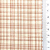Light Brown - Gingham Plain Cotton Woven Fabric - FAB1861