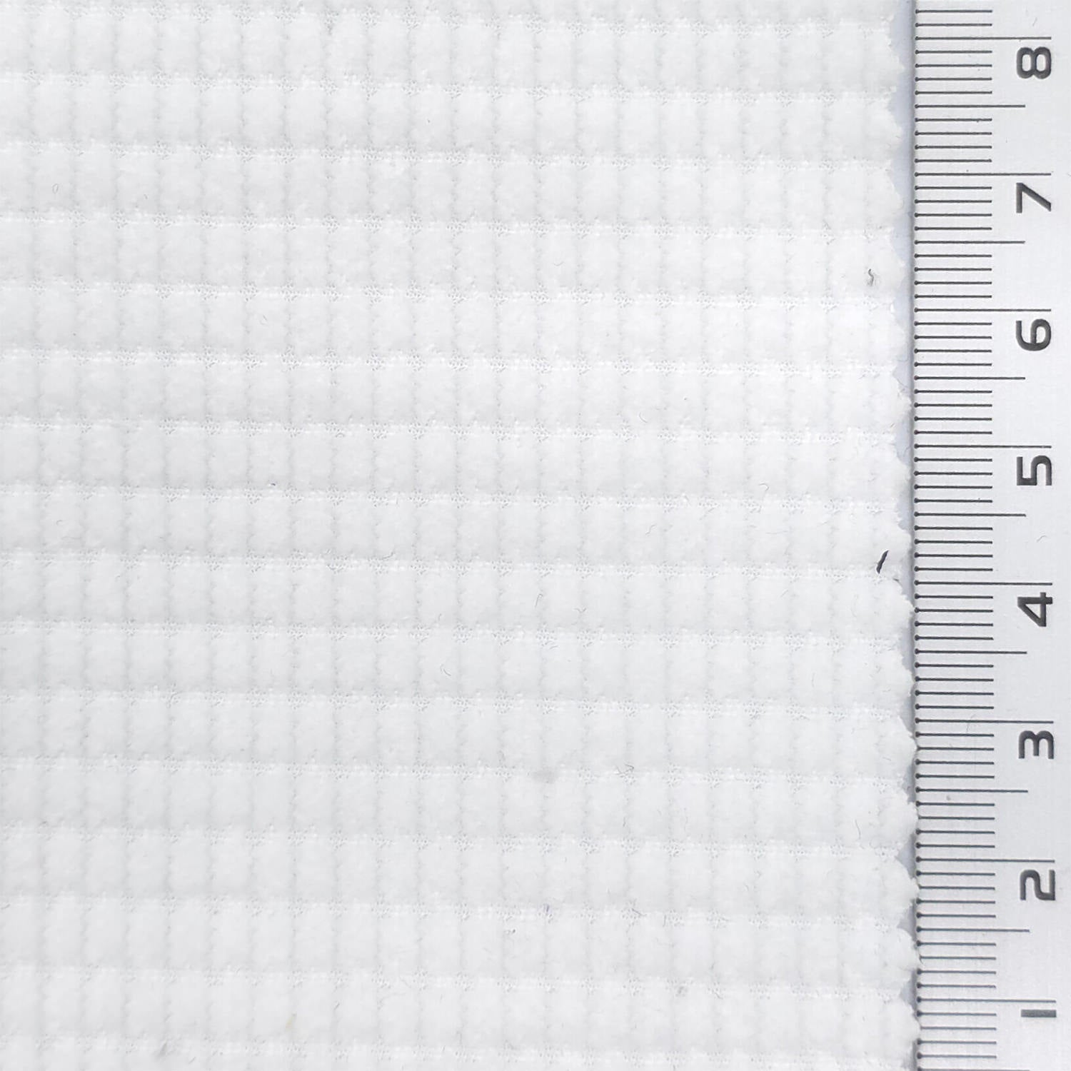 1: Warm Gray-2: White-3: Pale Cream-4: Beige-5: Tan - 8 Wale Textured Corduroy Poly Woven Fabric - FAB 1874