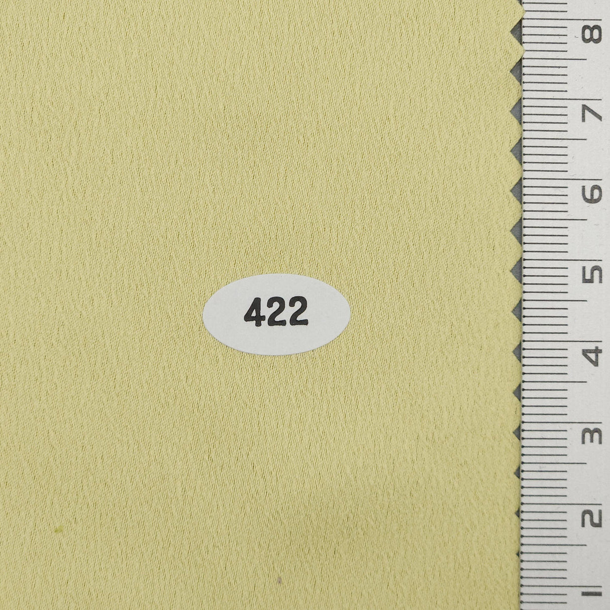 Solid Crepe Charmeuse Satin Polyester Woven Fabric - FAB1739 - Light Yellow