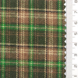 Tartan Check Brushed Cotton Woven Fabric - FAB1759 - 1.Yellow Gold-2.Forest Green-3.Brown-4.Red 
