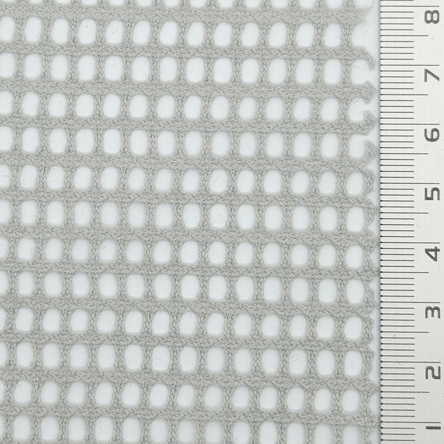 Solid Mesh Polyester Knit Fabric - FAB 1802 - 2.Light gray