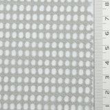 Solid Mesh Polyester Knit Fabric - FAB1802 - 1.Ivory-2.Light gray-3.Navy blue-4.White-5.Black 