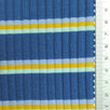 Stripe Rib YarnDyed Spandex Cotton Knit Fabric - FAB1589 - FAB1589-1-FAB1589-2 