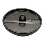 Classic Black Nickel Button, Simple Flat Design, 15~25mm, Cast Metal, Apparel & Craft - FBTN274 - Nickel / 15mm-Nickel / 18mm-Nickel / 21mm-Nickel / 23mm-Nickel / 25mm 