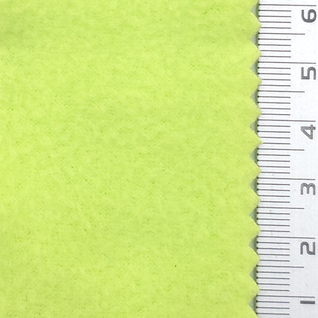 1: Green-2: Lime Green-3: Pale Pink-4: Pink-5: Yellow - Soft Medium Weight Double Sided Poly Fleece Knit Fabric - FAB 1921