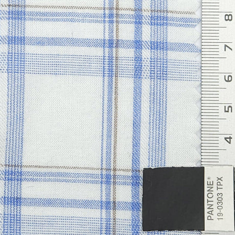 Tattersall Check YarnDyed Cotton Woven Fabric - FAB1746 - 1.Multi-2.Multi-3.Multi-4.Multi-5.Multi-6.Multi 