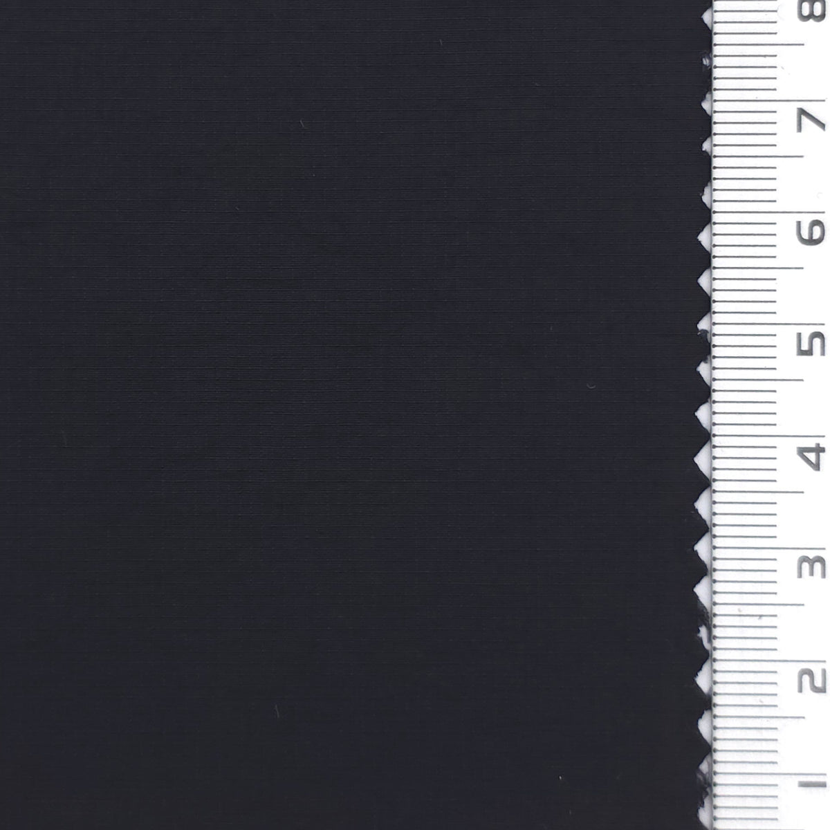 Black - Lightweight Waterproof Ripstop Nylon Technical Woven Fabric - FAB 1941