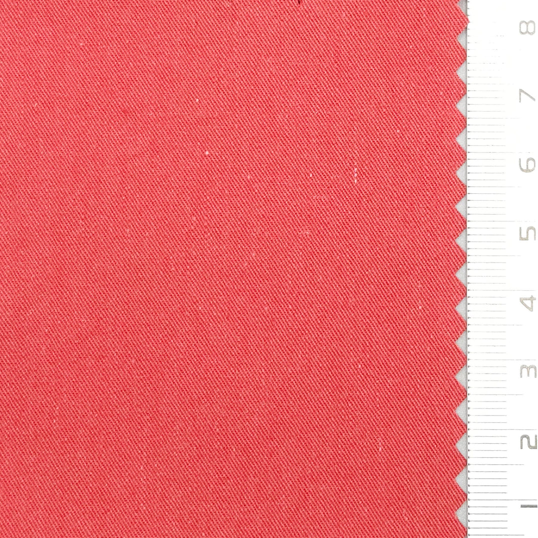 30s High Density Solid Enzyme Twill Washing Cotton Woven Fabric - FAB 1671 - 30.Pale Carmine