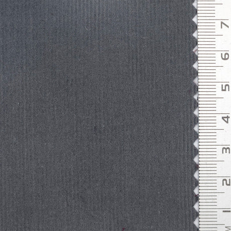 21 Wale Solid Corduroy Cotton Woven Fabric - FAB1747 - Medium gray