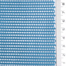 Resin Finished Rigid Nylon Mesh Knit Fabric - FAB1943 - Denim Blue