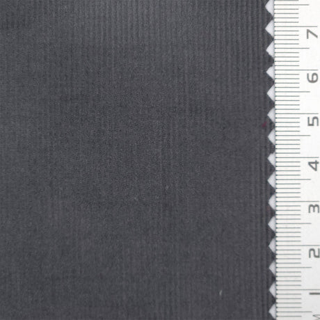 21 Wale Solid Corduroy Cotton Woven Fabric - FAB1747 - Charcoal gray