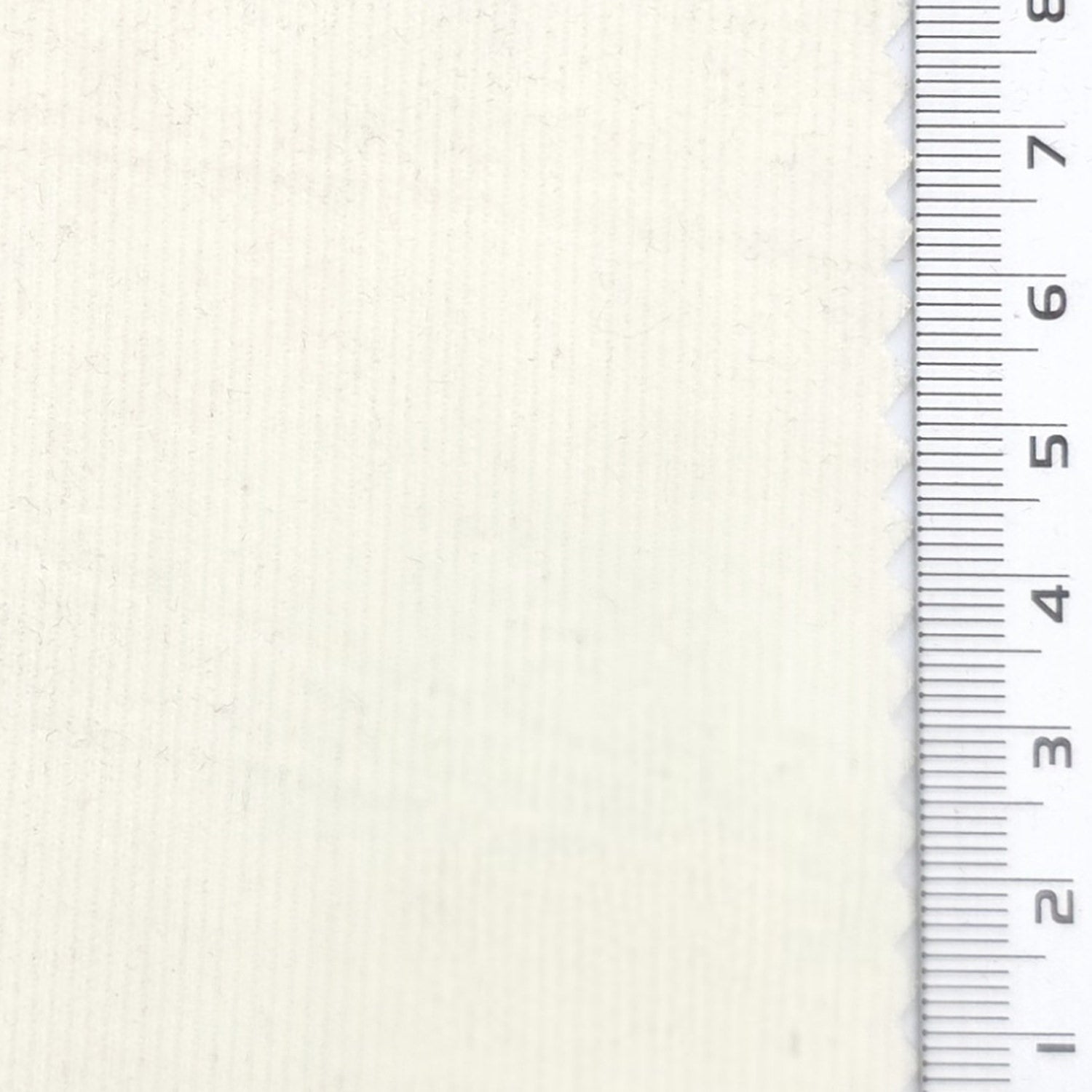 21 Wale Solid Corduroy Cotton Woven Fabric - FAB 1747 - V2-31: Ivory