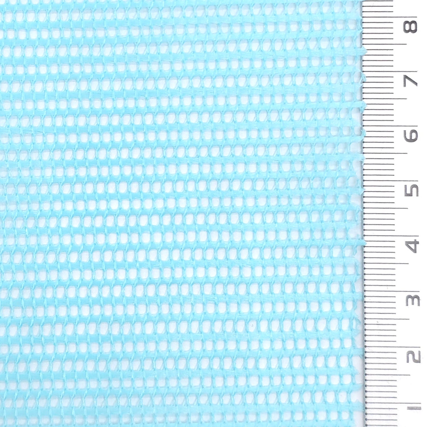 Resin Finished Rigid Nylon Mesh Knit Fabric - FAB1943 - Sky Blue