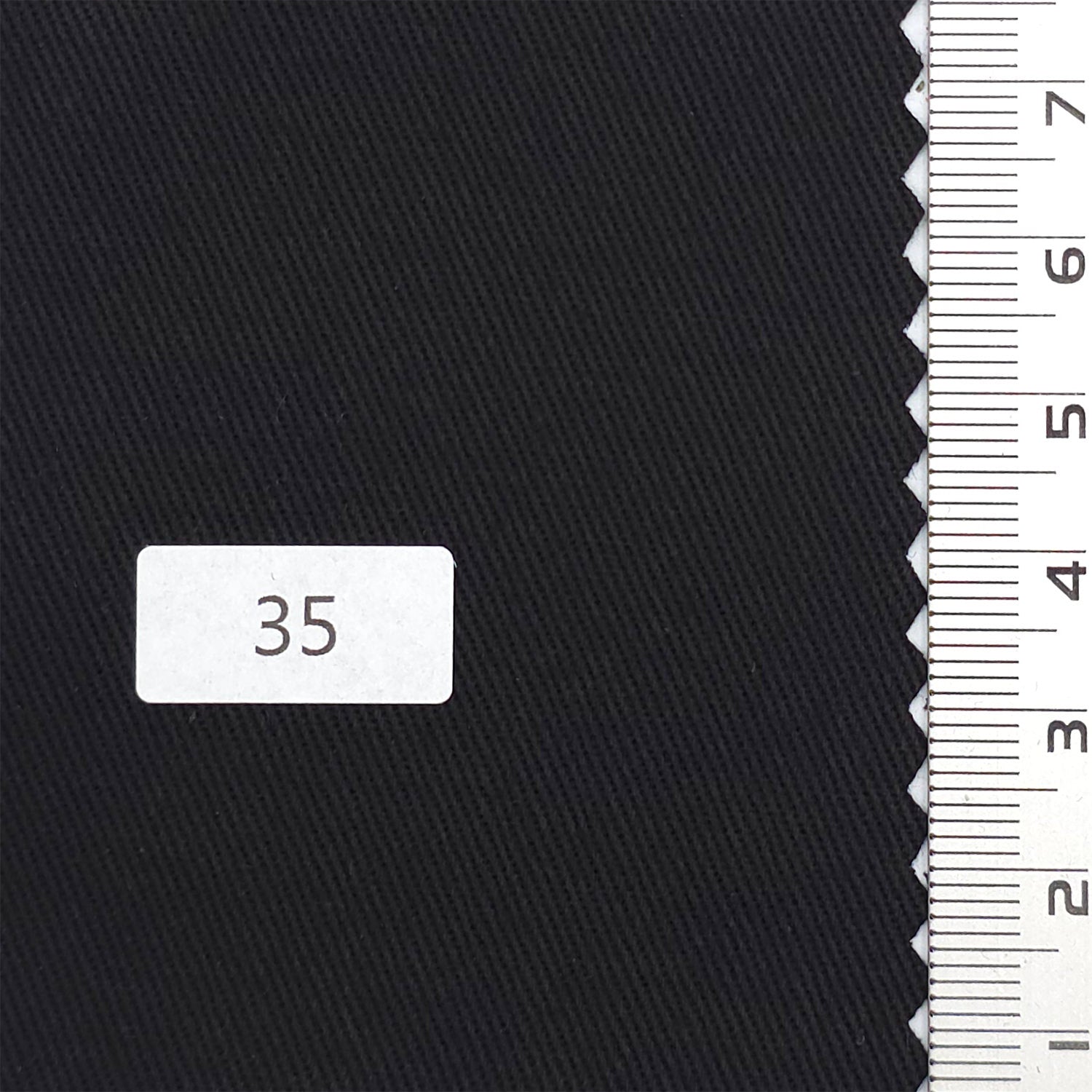 14 Count High Density Solid Twill Cotton Woven Fabric - FAB1816 - Black