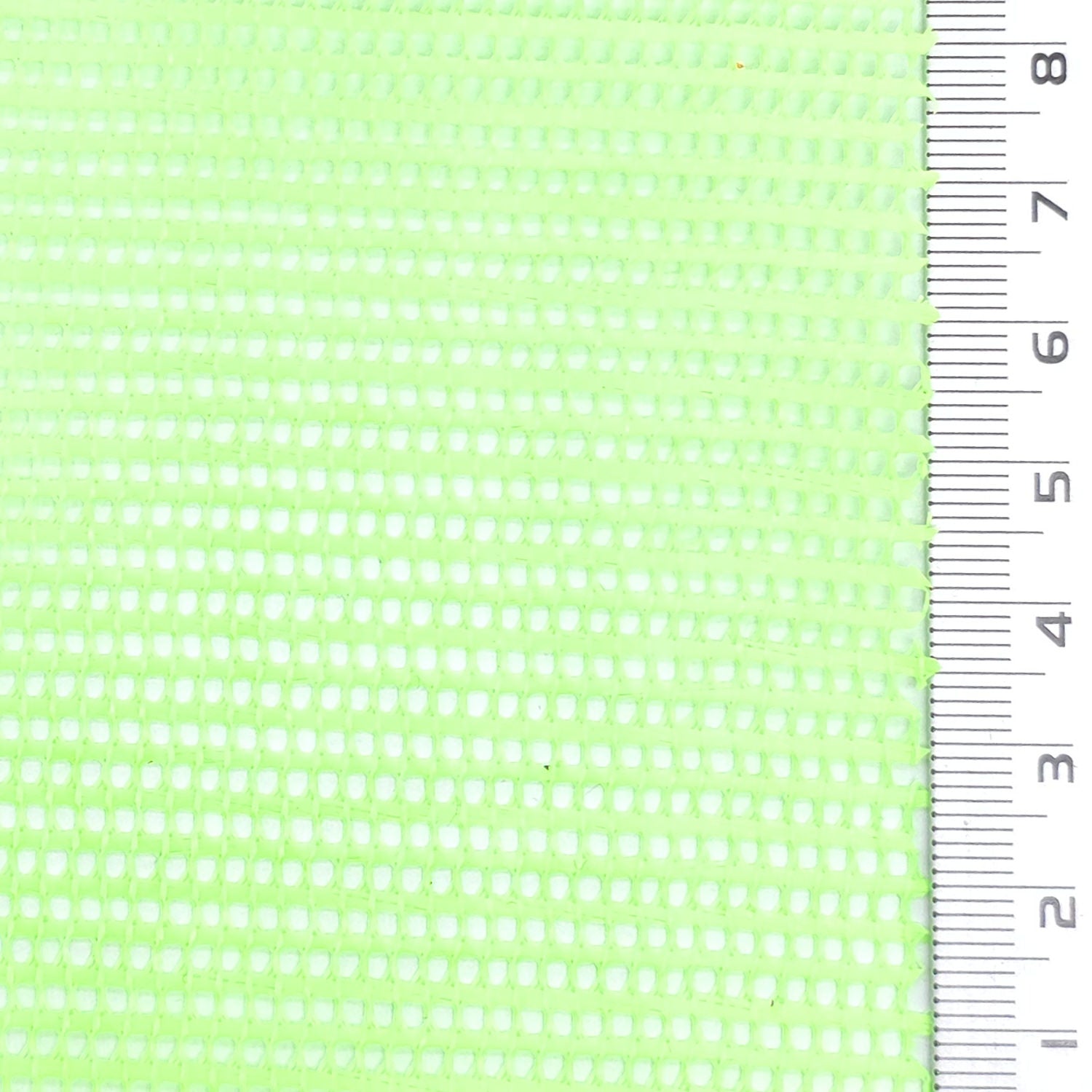 Resin Finished Rigid Nylon Mesh Knit Fabric - FAB1943 - Pale Green