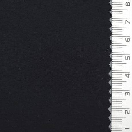 Solid Plain Taffeta Nylon Woven Fabric - FAB1728 - Black