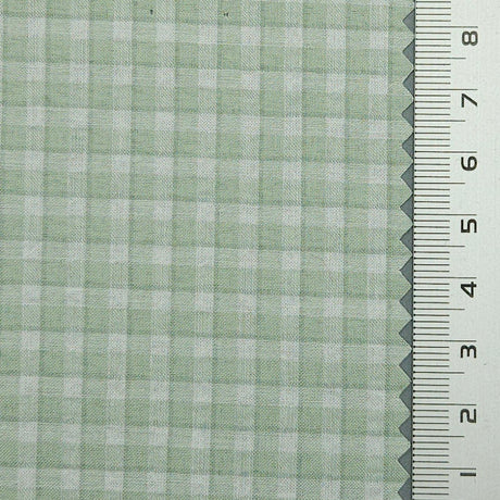 Check Cotton Woven Fabric | FAB1551 | 1.Dawn Pink, 2.Orange, 3.Green, 4.Blue, 5.Orange, 6.Pink, 7.Lavender, 8.Red, 9.Black by Fabricis.com #