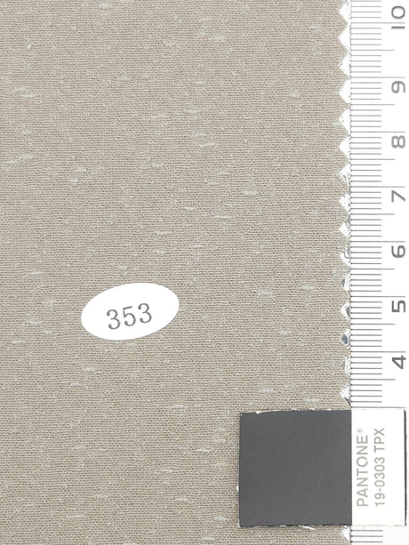 Solid Enzyme Recycled Slub Washing Polyester Rayon Cotton Woven Fabric - FAB1712 - 1.Soft Amber-2.Moon Mist-3.Cotton Seed-4.Pearl Bush-5.Ivory-6.White-7.Navy-8.Black 