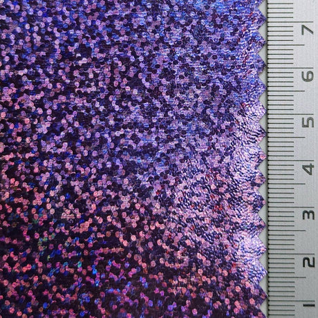 Foil Leather Polyester Knit Fabric - FAB1598 - 1.Multi-2.Multi-3.Multi-4.Multi 