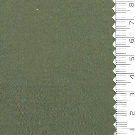 Olive Green Water Repellent Memory Stretch Nylon Span Woven Fabric - FAB1823