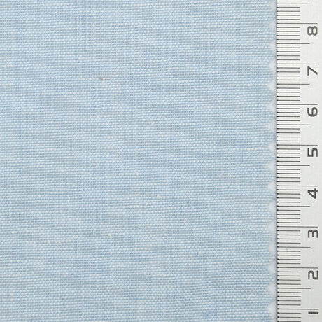 Solid Oxford Cotton Linen Polyester Woven Fabric - FAB1790 - 1.Medium denim blue-2.Dark navy blue-3.Light powder blue-4.Soft yellow/chartreuse-5.Blush pink-6.Light sage grey-7.taupe-8.White-9.Black 