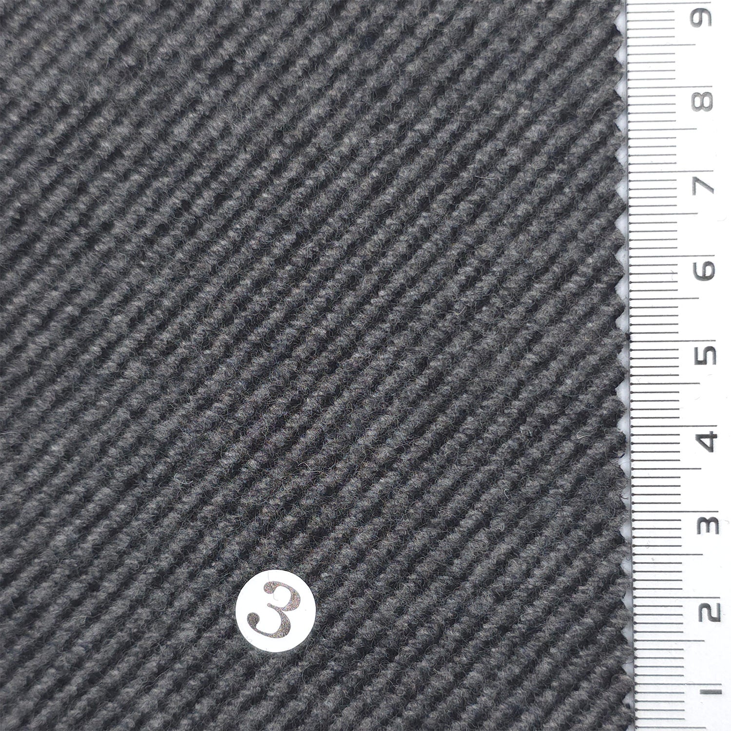 Charcoal Gray - Herringbone Twill Poly Rayon Wool Span Woven Fabric - FAB1872
