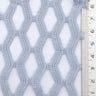 Light Blue Airy Zigzag Mesh Poly Knit Fabric - FAB1849