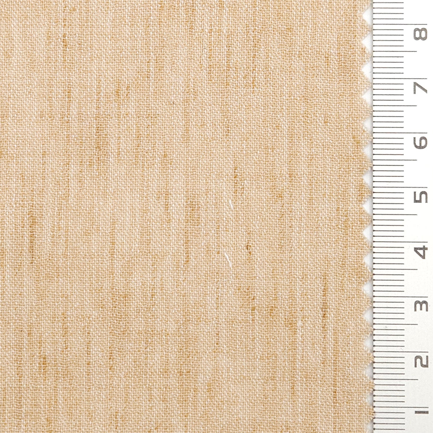Solid Crinkled Plain Cotton Polyester Linen Woven Fabric - FAB 1772 - 3.Light peach