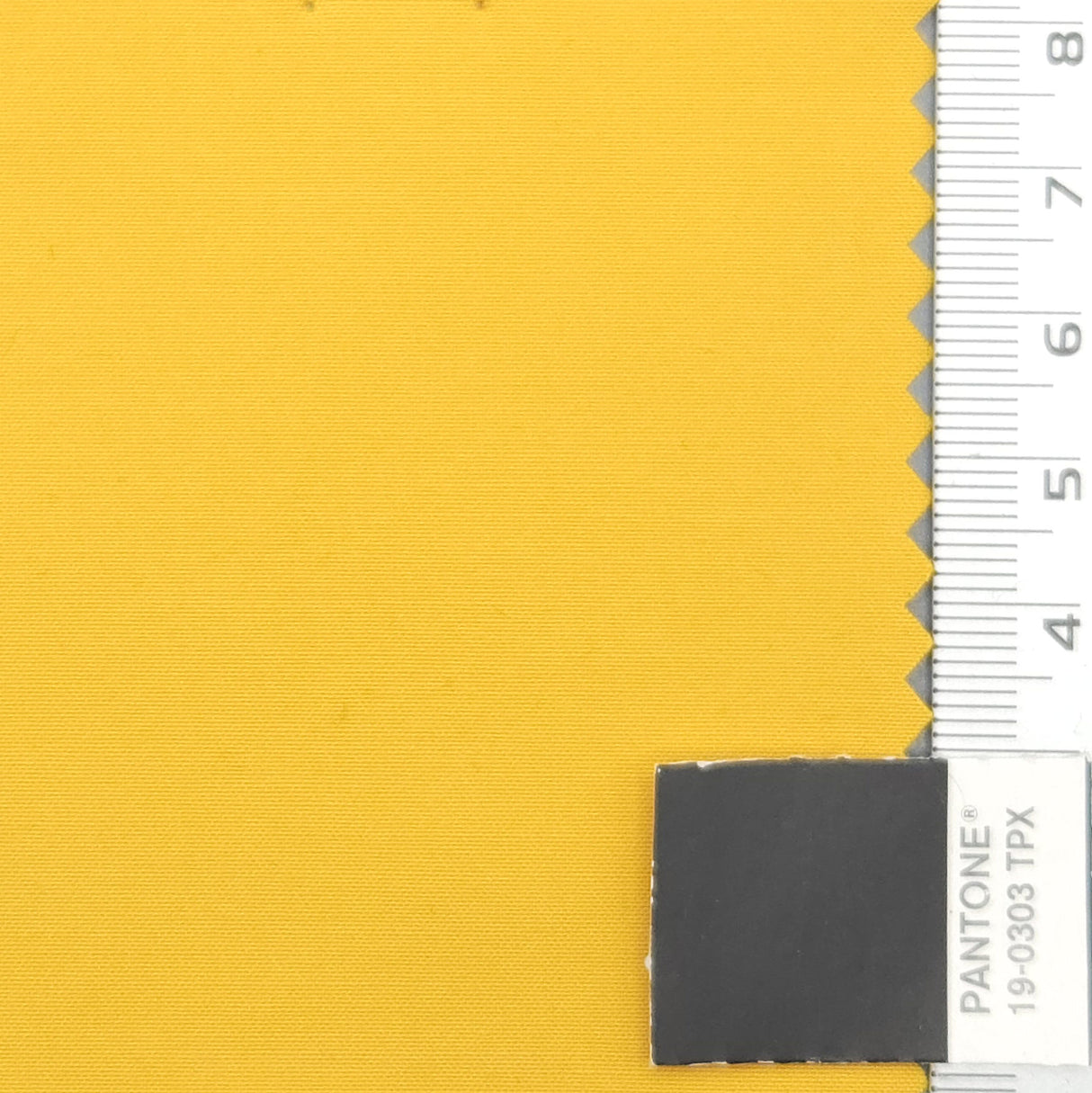 Hiking Solid Plain Recycled Polyester Cotton Woven Fabric - FAB1725 - Yellow